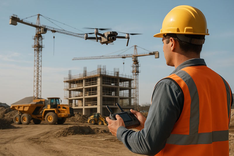 Drone Mapping a Construction Site