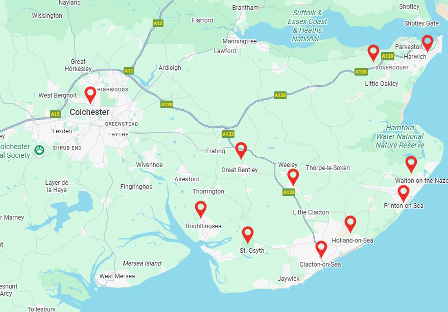 empty land orthomosaic map